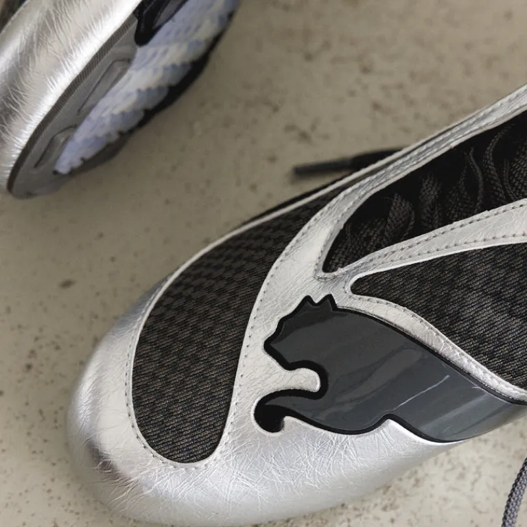 Puma Sneakers En Cuir*V-S1 Metallic Shadow Gray / Puma Black