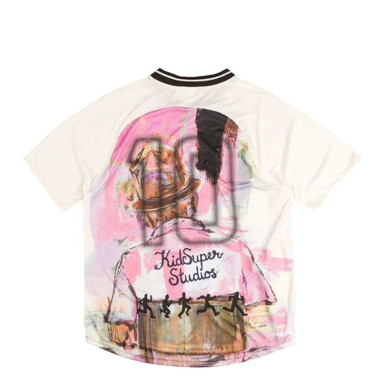 Puma T-Shirts*x KidSuper Graphic Jersey Warm White