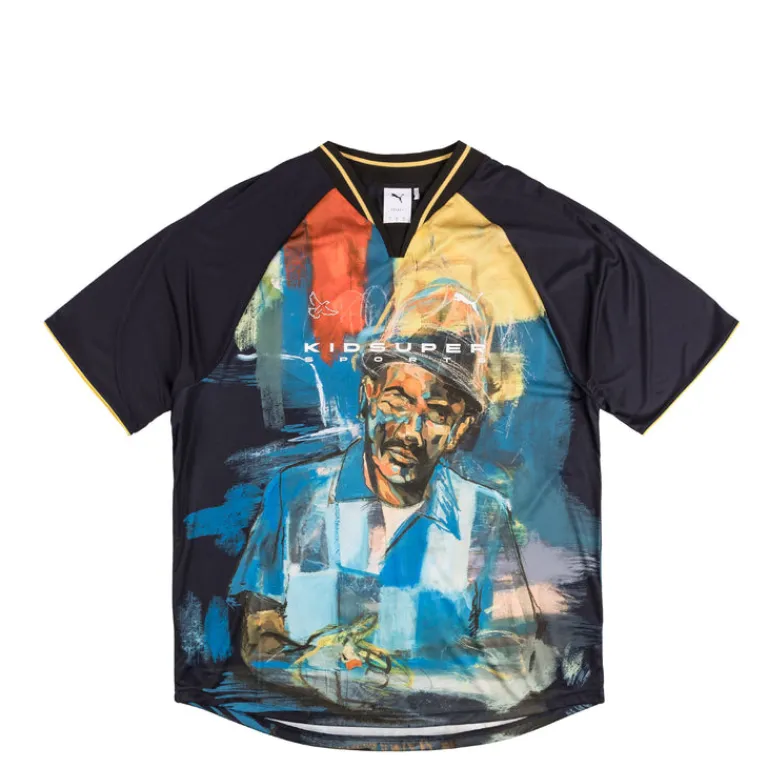 Puma T-Shirts*x KidSuper Graphic Jersey New Navy