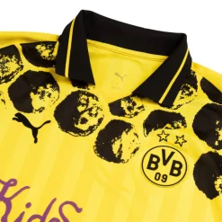 Puma T-Shirts*x KidSuper Studios Borussia Dortmund Longsleeve Retro Shirt Faster Yellow / Puma Black