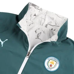 Puma Gilets*x KidSuper Studios Manchester City FC Reversible Jacket Gray Skies / Team Light Blue