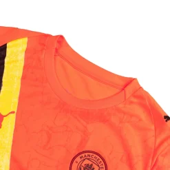 Puma T-Shirts*x KidSuper Studios Manchester City FC Jersey Replica Neon Sun / Puma Black