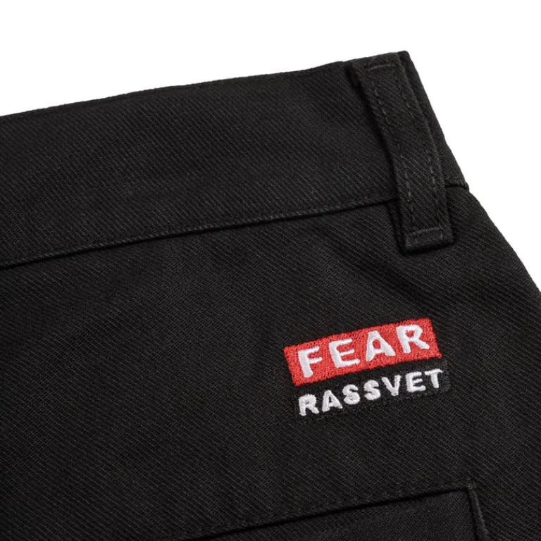 Rassvet Pantalons*Fear Wide Chino Pants Black