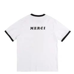 Rassvet T-Shirts*Merci Ringer T-Shirt Knit White