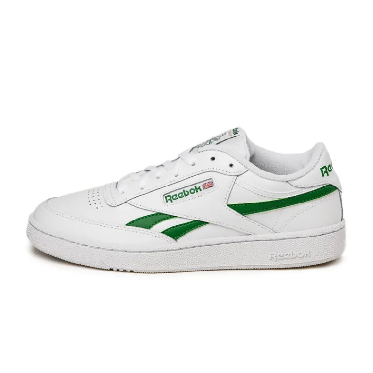 Reebok Sneakers En Cuir|Sneakers Blancs*Club C Revenge Footwear White / Glen Green / Footwear White