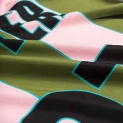 Reebok T-Shirts*x Botter Reverse Soccer Tee Striped Pink / Grey