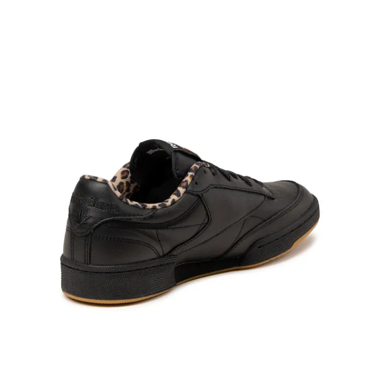 Reebok Sneakers En Cuir*x Wacko Maria Club C 85 Vintage Black / Leopard / Gum