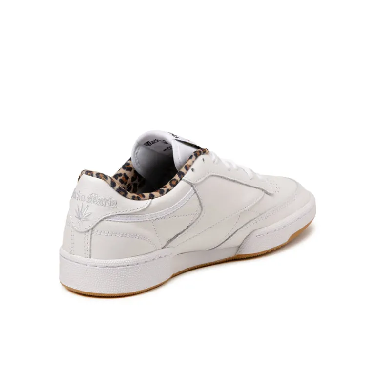 Reebok Sneakers En Cuir|Sneakers Blancs*x Wacko Maria Club C 85 Vintage Footwear White / Leopard / Gum