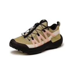 Salomon Sneakers Végétaliens|Baskets D'Extérieur*Genesis Advanced Pale Olive Green / Black / Impatiens Pink