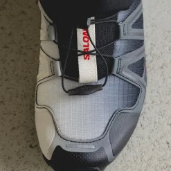 Salomon Sneakers Végétaliens|Baskets D'Extérieur*Speedcross 3 *Dual Aura* Black / Vanilla Ice / Fiery Red