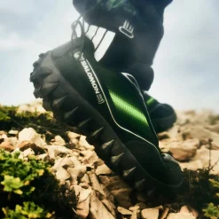 Salomon Sneakers En Cuir|Baskets D'Extérieur*x Aries Snowclog Black / Green Gecko / Footwear Silver
