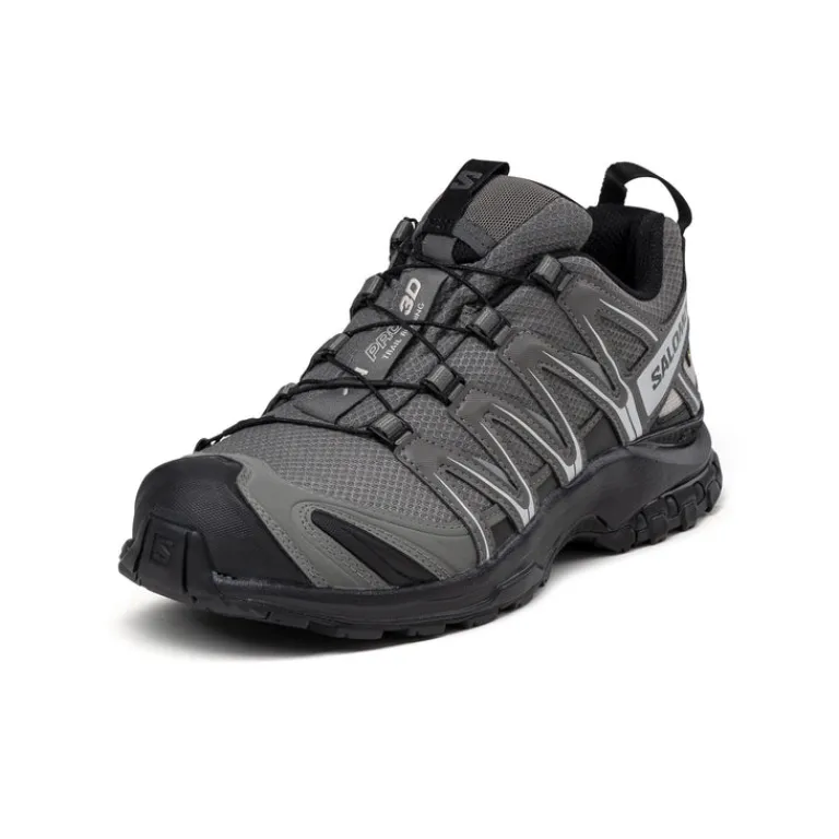 Salomon Sneakers Imperméables|Sneakers Végétaliens*XA Pro 3D GTX Pewter / Black / Silver Cloud