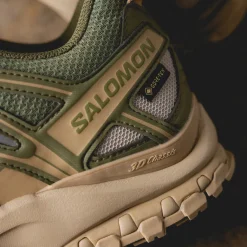 Salomon Sneakers Imperméables|Sneakers Végétaliens*XA Pro 3D GTX Deep Lichen Green / White Pepper / Silver Cloud