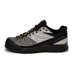 Salomon Sneakers En Cuir|Baskets D'Extérieur*X-Alp Leather Black / Castlerock / Dark Citron