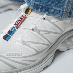 Salomon Sneakers Végétaliens|Baskets D'Extérieur*XT-6 White / White / Lunar Rock