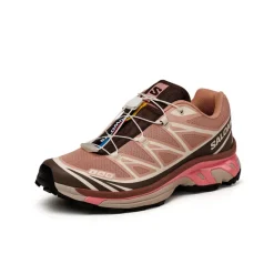 Salomon Sneakers Végétaliens|Baskets D'Extérieur*XT-6 Mahogany Rose / Earth Brown / Flamingo Pink