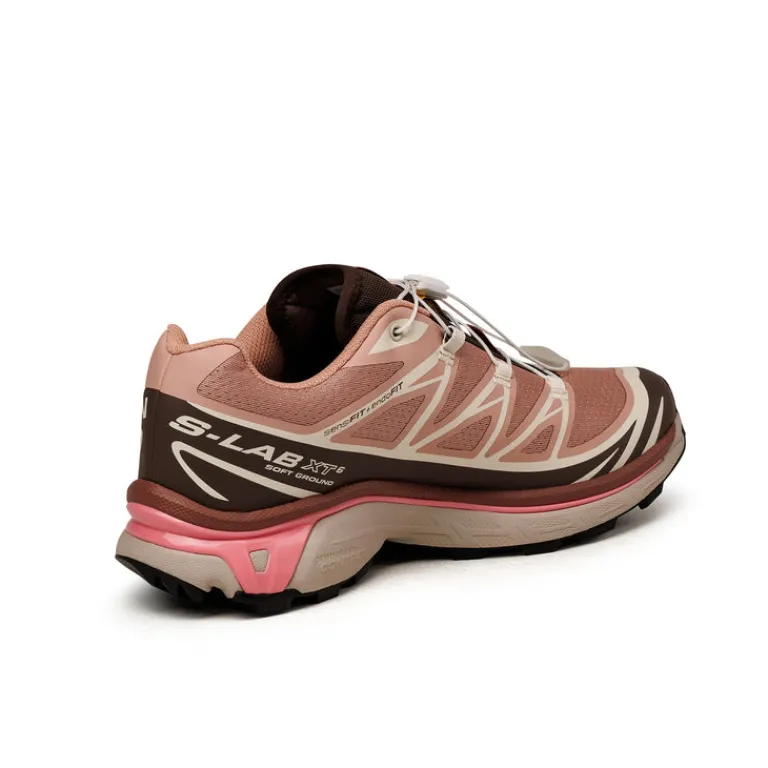 Salomon Sneakers Végétaliens|Baskets D'Extérieur*XT-6 Mahogany Rose / Earth Brown / Flamingo Pink