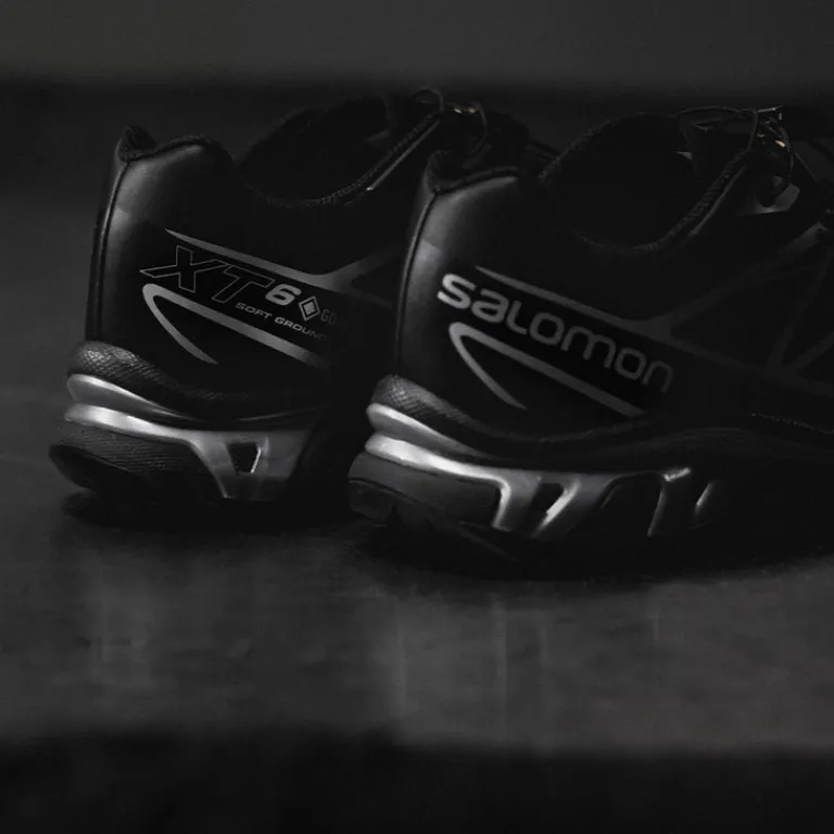 Salomon Sneakers Végétaliens*XT-6 GTX Black / Black / Footwear Silver