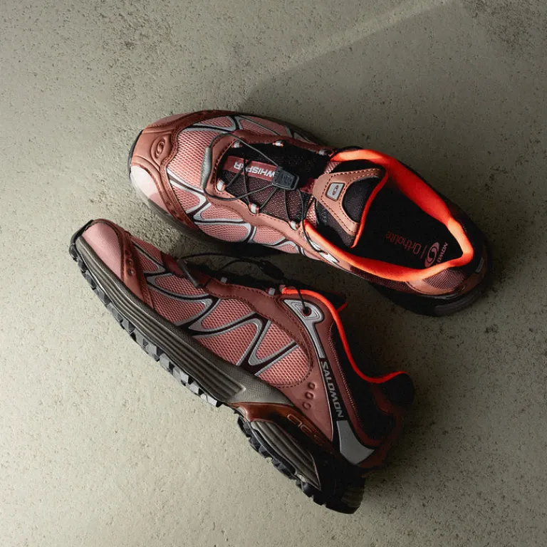 Salomon Sneakers Végétaliens|Baskets D'Extérieur*XT-Whisper Henna / Tawny Port / Neon Flame