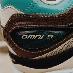 Saucony Sneakers Végétaliens|Chaussures De Running Retro*x Footpatrol Pro Grid Omni 9 Blue / Brown