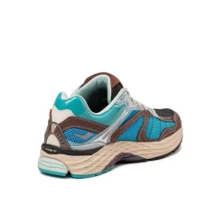 Saucony Sneakers Végétaliens|Chaussures De Running Retro*x Footpatrol Pro Grid Omni 9 Blue / Brown