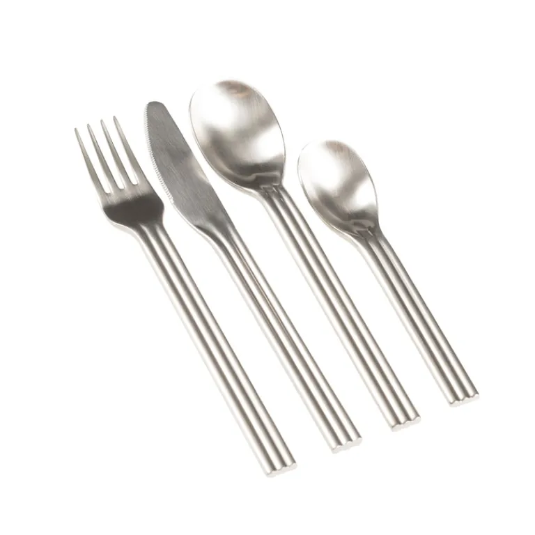 Service Projects Vaisselle|Cuisine*Canteen Brushed - 16 pcs (Set of 4) Stainless Steel