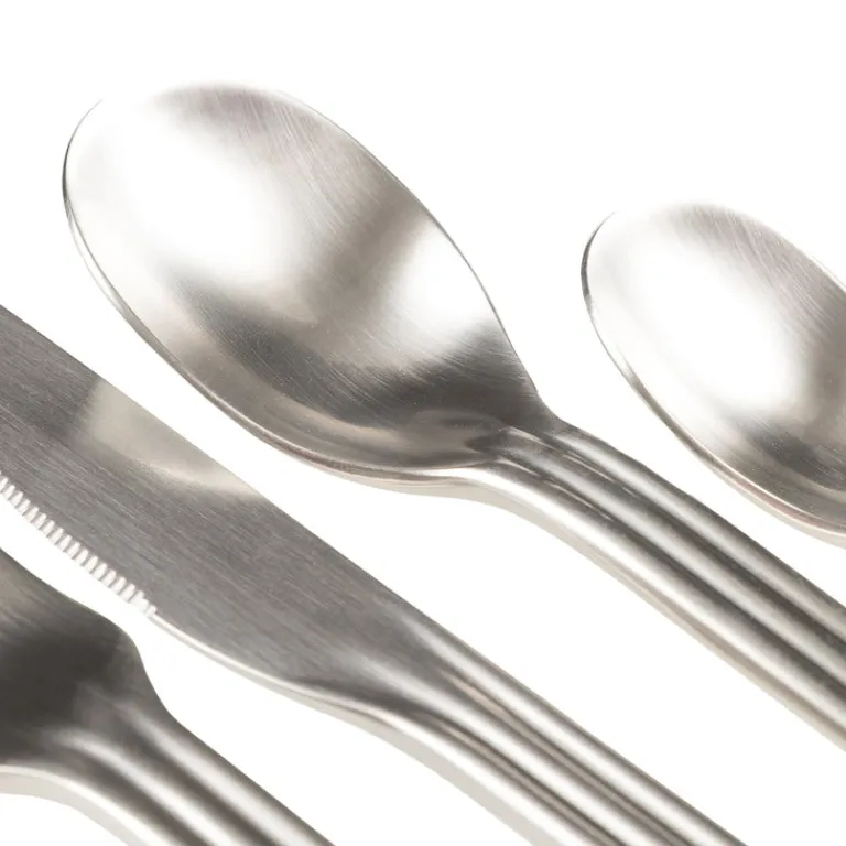 Service Projects Vaisselle|Cuisine*Canteen Brushed - 16 pcs (Set of 4) Stainless Steel