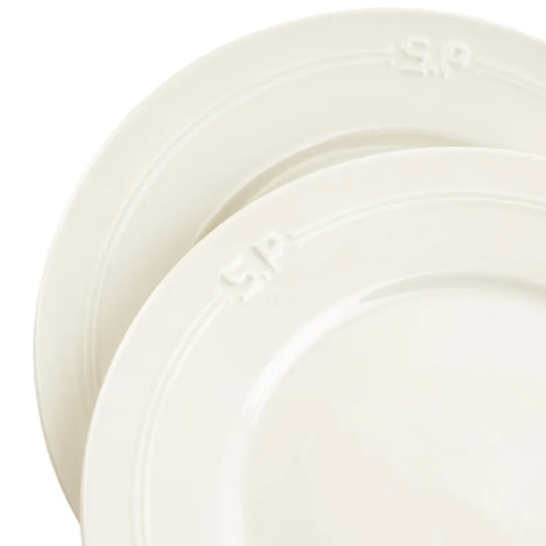 Service Projects Vaisselle*Métier SP Embossed Dinner Plate White