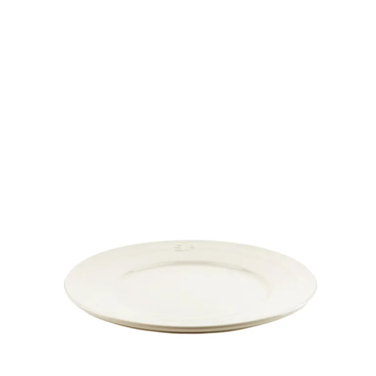 Service Projects Vaisselle*Métier SP Embossed Lunch Plate (Set of 2) White