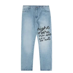 Sky High Farm Universe Pantalons*Sweet Dreams Jeans Woven Blue
