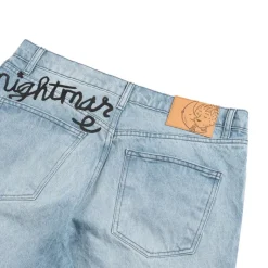 Sky High Farm Universe Pantalons*Sweet Dreams Jeans Woven Blue