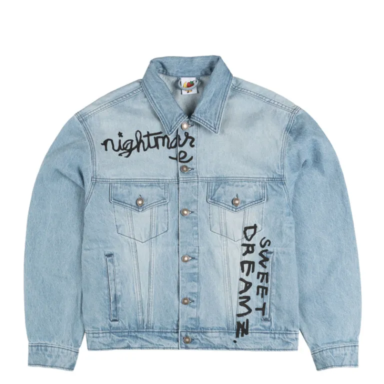 Sky High Farm Universe Gilets*Sweet Dreams Denim Jacket Woven Blue