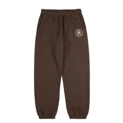 Sporty & Rich Survêtements*Bristol Crest 100th Sweatpant Chocolate Cream