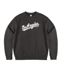 Sporty & Rich Pullover*Dodgers Crewneck Faded Black