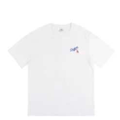 Sporty & Rich T-Shirts*Dodgers Serif T-Shirt White