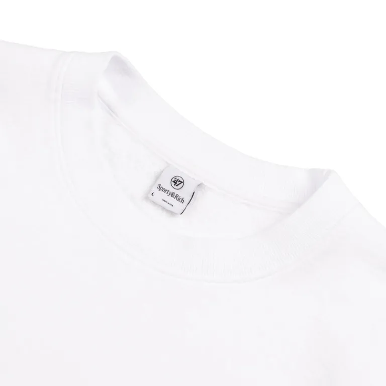 Sporty & Rich T-Shirts*Dodgers Serif T-Shirt White