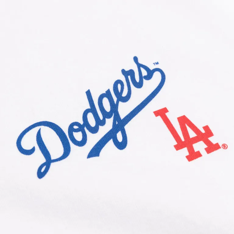Sporty & Rich T-Shirts*Dodgers Serif T-Shirt White