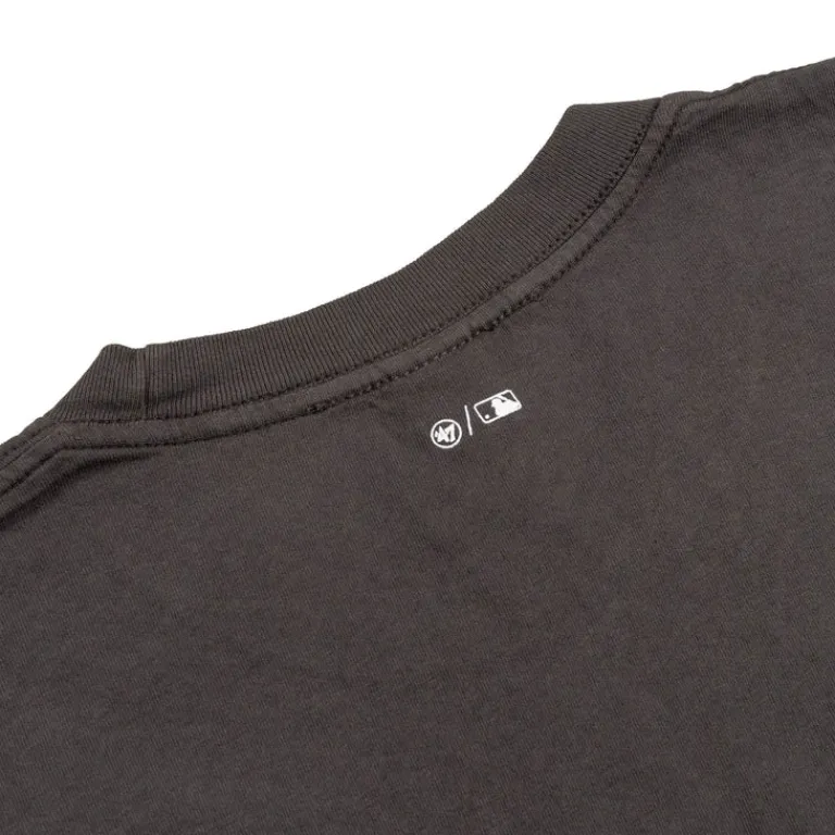 Sporty & Rich T-Shirts*Dodgers T-Shirt Faded Black