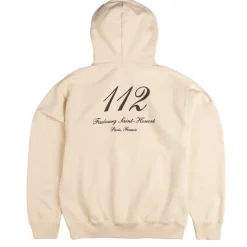 Sporty & Rich Sweats À Capuche*Faubourg Hoodie Cream Chocolate