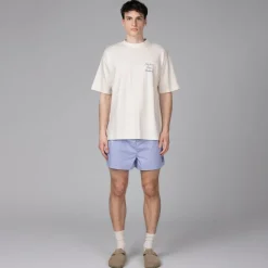 Sporty & Rich Pyjamas & Sous-Vêtements*Faubourg Pyjama Shorts Navy / White