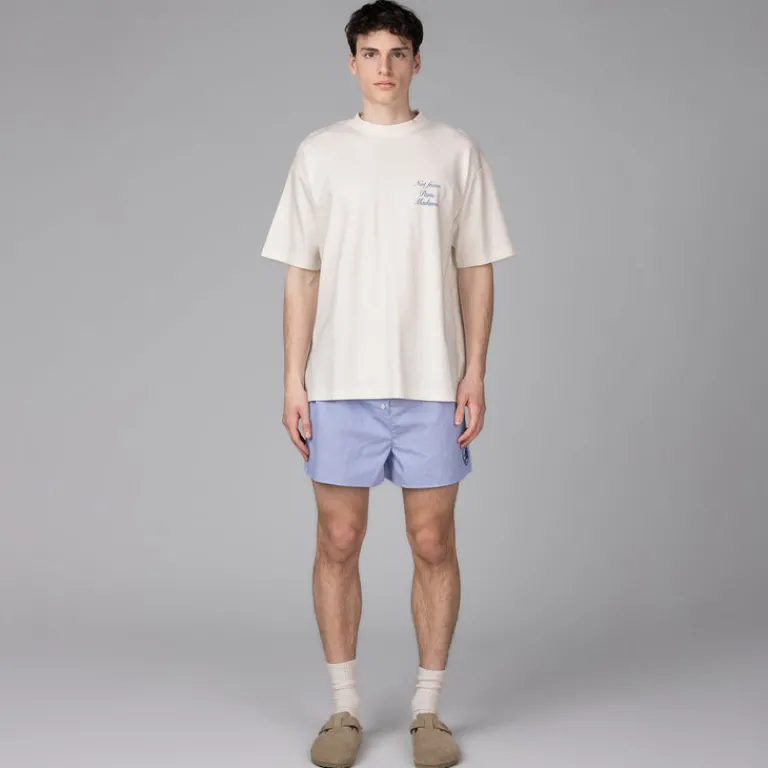 Sporty & Rich Pyjamas & Sous-Vêtements*Faubourg Pyjama Shorts Navy / White