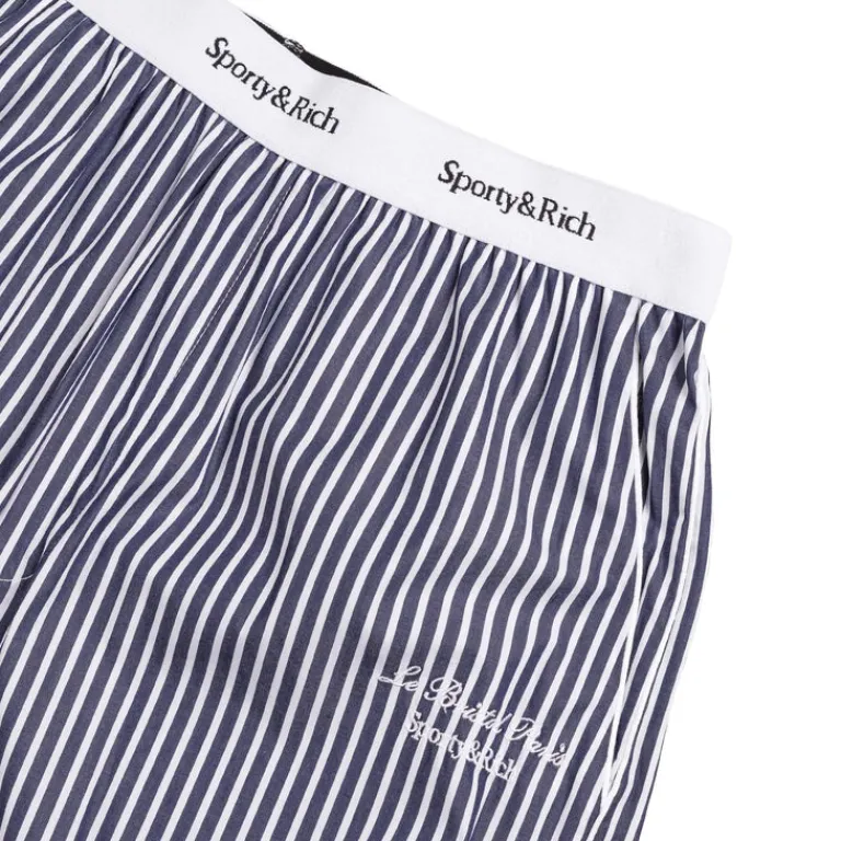 Sporty & Rich Alle Anzeigen*Faubourg Pyjama Bottom Navy / White