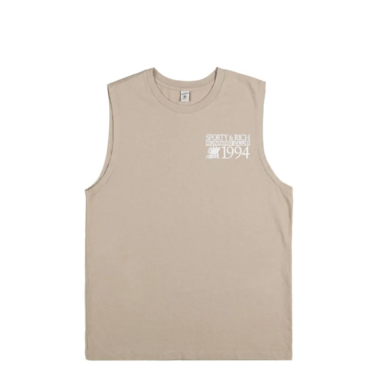 Sporty & Rich T-Shirts*Finish Line Muscle Tee Elephant