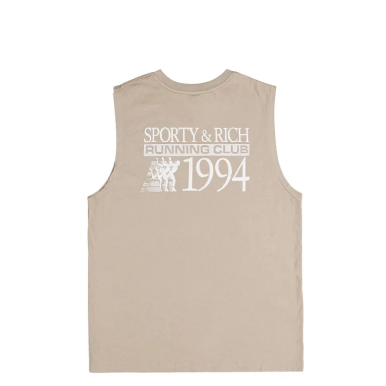 Sporty & Rich T-Shirts*Finish Line Muscle Tee Elephant