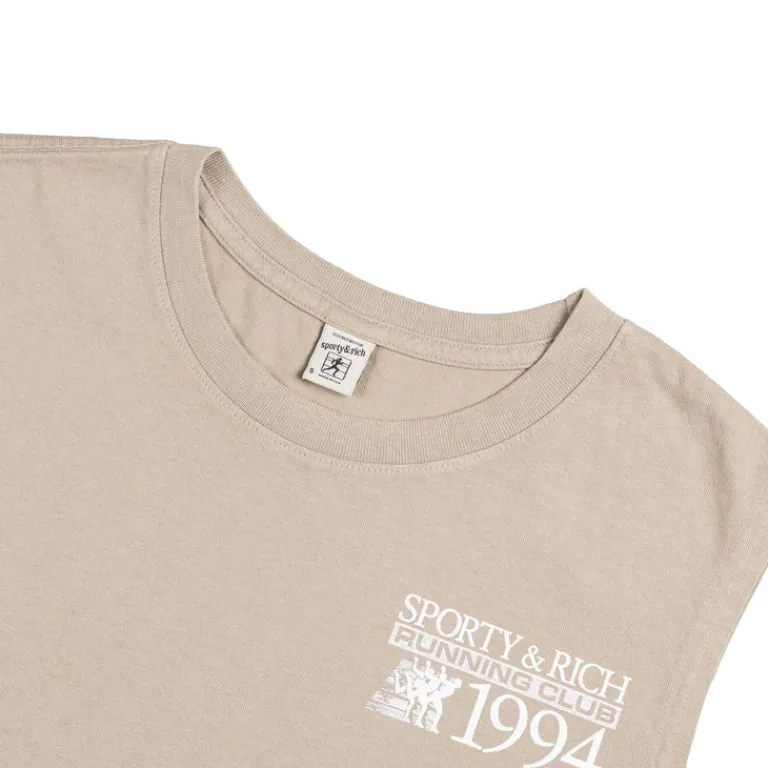 Sporty & Rich T-Shirts*Finish Line Muscle Tee Elephant