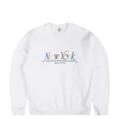 Sporty & Rich Pullover*NY 94 Crewneck White