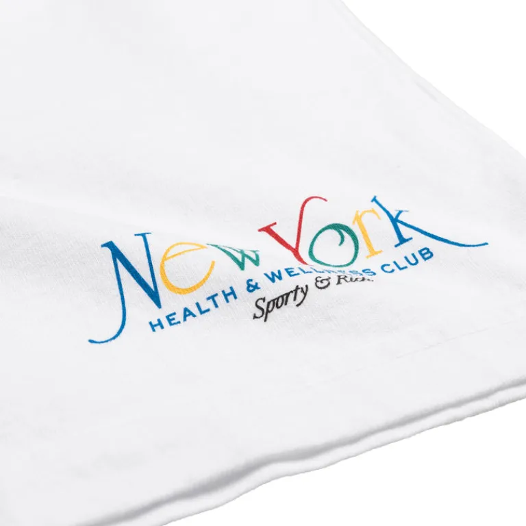 Sporty & Rich Shorts*NY 94 Gym Short White