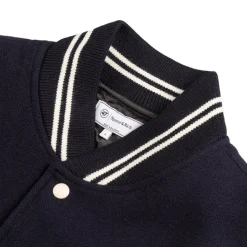 Sporty & Rich Gilets*x '47 & The New York Yankees Serif Varsity Jacket Navy