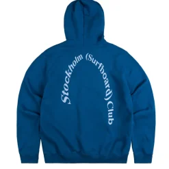 Stockholm Surfboard Club Sweats À Capuche*Bjorn Logo Hoodie Sapphire