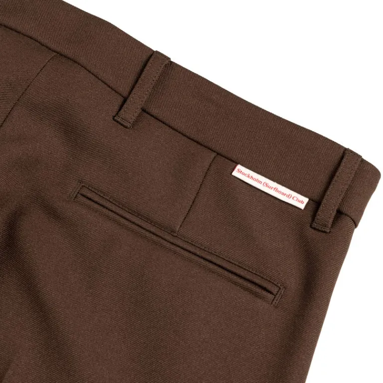 Stockholm Surfboard Club Pantalons*Sune Tailored Trousers Brown